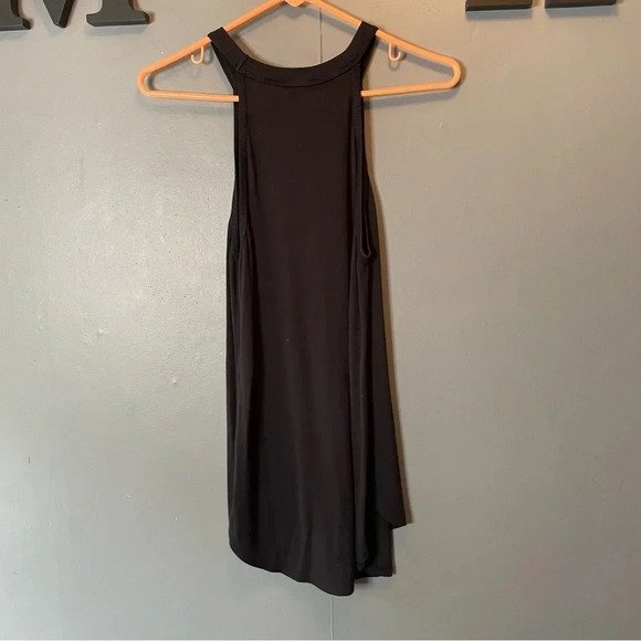 Athleta black ribbed high neck tank top women’s size xs - Picture 5 of 10